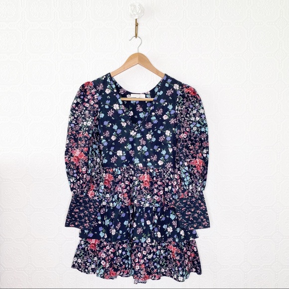 LoveShackFancy Paris Dress in Multi size 4 - Picture 4 of 9